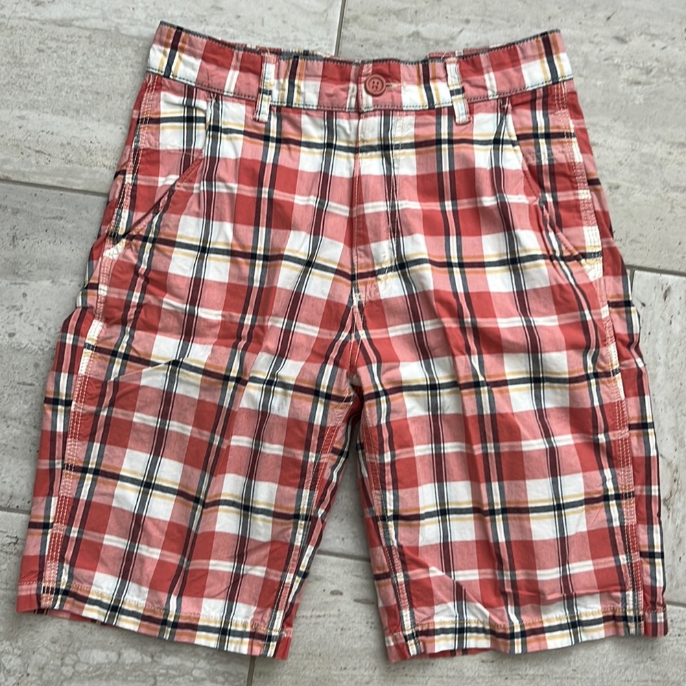 Nautica Nantucket red plaid shorts